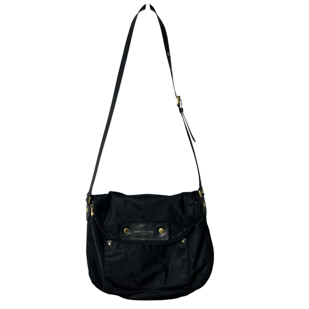Marc by Marc Jacobs Preppy Nylon Natasha Crossbody Bag Black - Picture 2 of 10